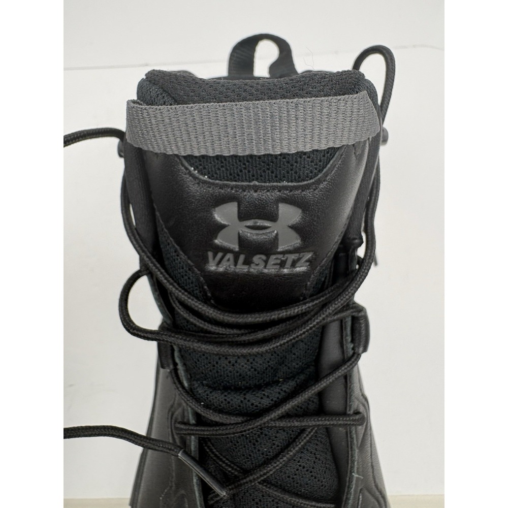 NWOT Under Armour Micro G Valsetz Mid Black Tactical Stormproof Boots Men's 12 - Picture 6 of 15